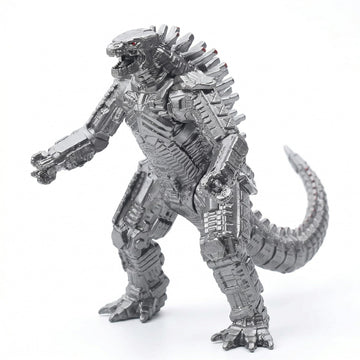 JAYKENIXO Mecha Dragon Monster Action Figure 7 Inch - Movable Joints, Robot Kaiju Creature Toy with Carry Bag for Kids Play, Display & Gift