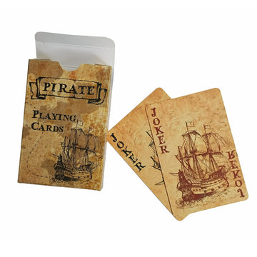 Black Lotus Pirate King Collection Playing Cards Poker Deck 54 Cards Retro Style for Entertainment