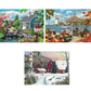 Bits and Pieces - Value Set of Three Large 500 Piece Jigsaw Puzzles for Adults - Nature Jigsaw Puzzles by Artist Alan Giana, Completed Puzzle Size