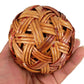 perfect2desire Rattan Ball Small Handmade Sepak Takraw Sport Kick Ball Rattan 4 Inches