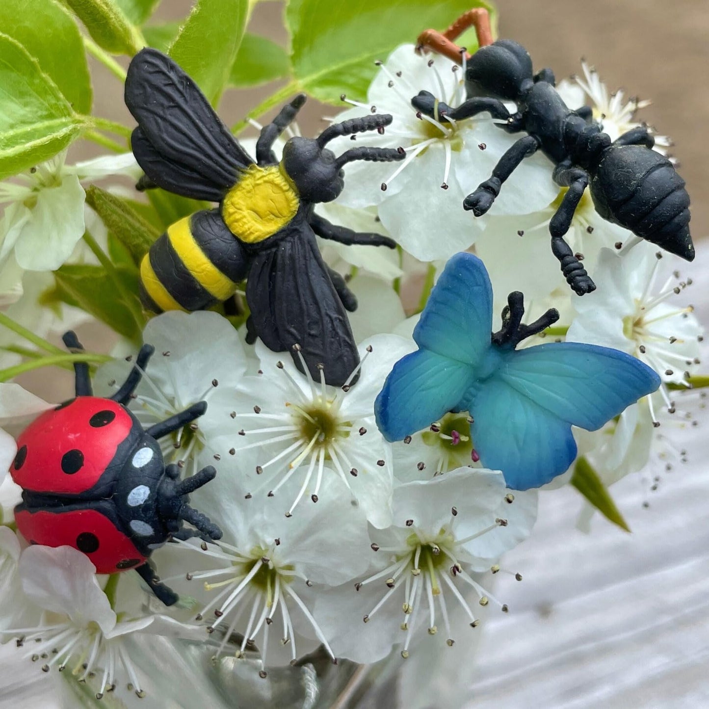 Safari Ltd. Garden Fun Pack - Mini Figures of Garden Animals & Insects - Educational Toy Set for Boys, Girls, and Kids Ages 5+