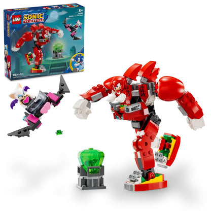 LEGO Sonic The Hedgehog Knuckles’ Guardian Mech Building Toy Set, Sonic Toy for Kids, Video Game Inspired Knuckles Action Figure with Master Emerald