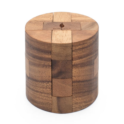 Powder Keg: 3D Wooden Puzzles Brain Teasers for Adults Interlocking Mechanical Handheld Mind Logic Puzzles Unique Gift for Christmas and Birthdays
