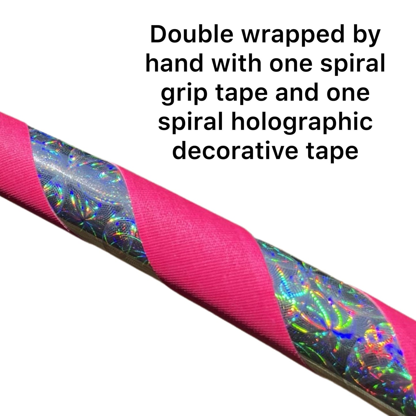 Beginner Dance Hula Hoop. Handmade in the USA (Pink)