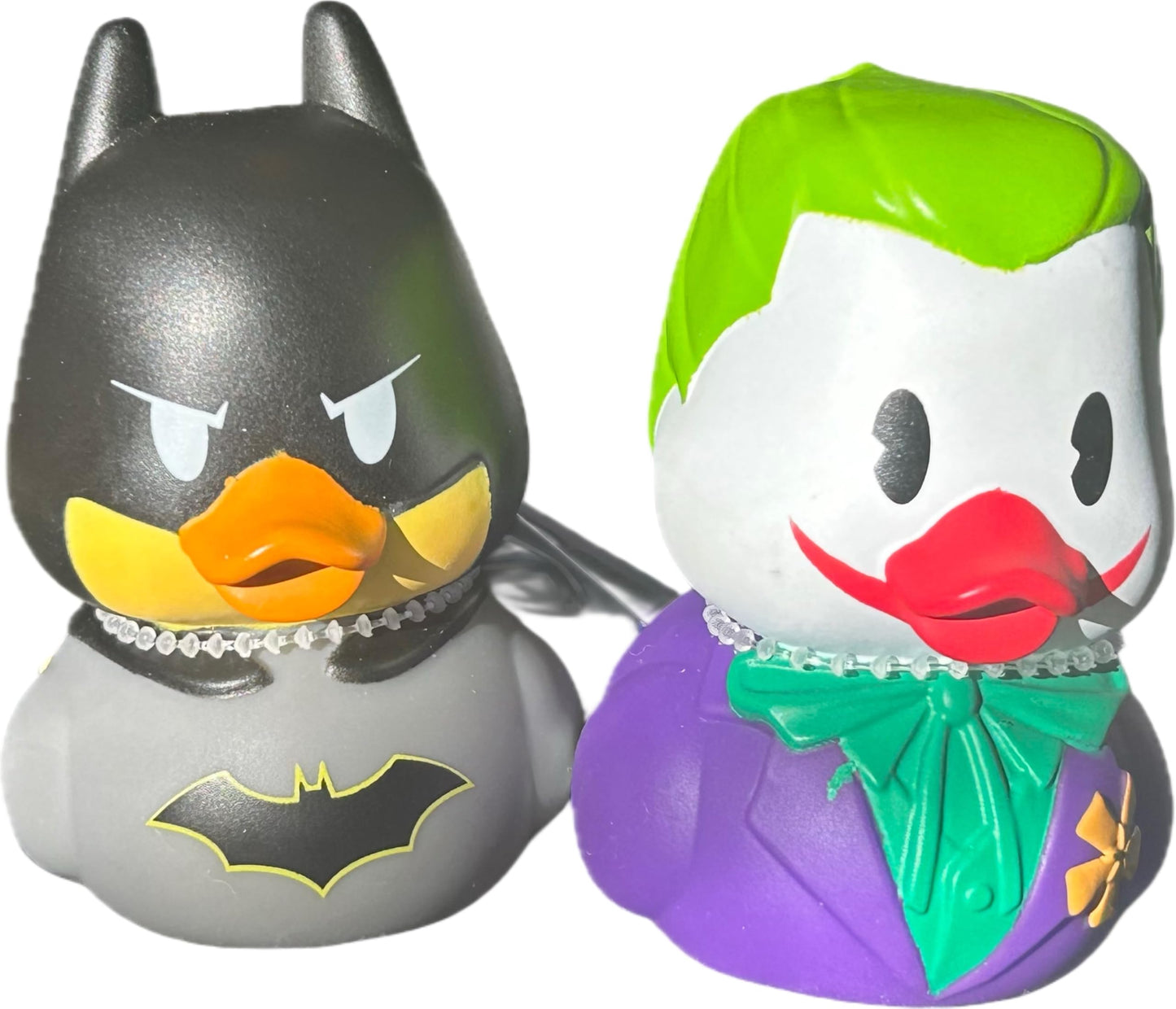 Just Play 3" Rubber Bath Ducks, Batman and Joker, 2 Pack