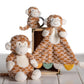 Mary Meyer Soft Baby Rattle with Soothing Teether Ring, 6-Inches, Afrique Monkey