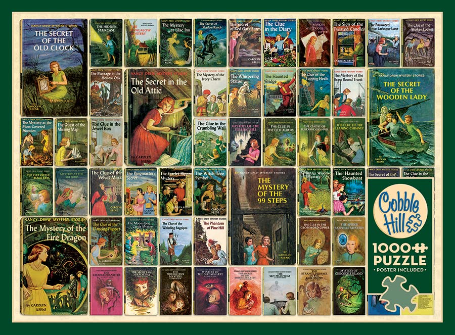 Cobble Hill 1000 Piece Puzzle - Nancy Drew - Sample Poster Included
