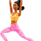 Barbie Made To Move Fashion Doll, Brunette Wearing Removable Sports Top & Pants, 22 Bendable “Joints”