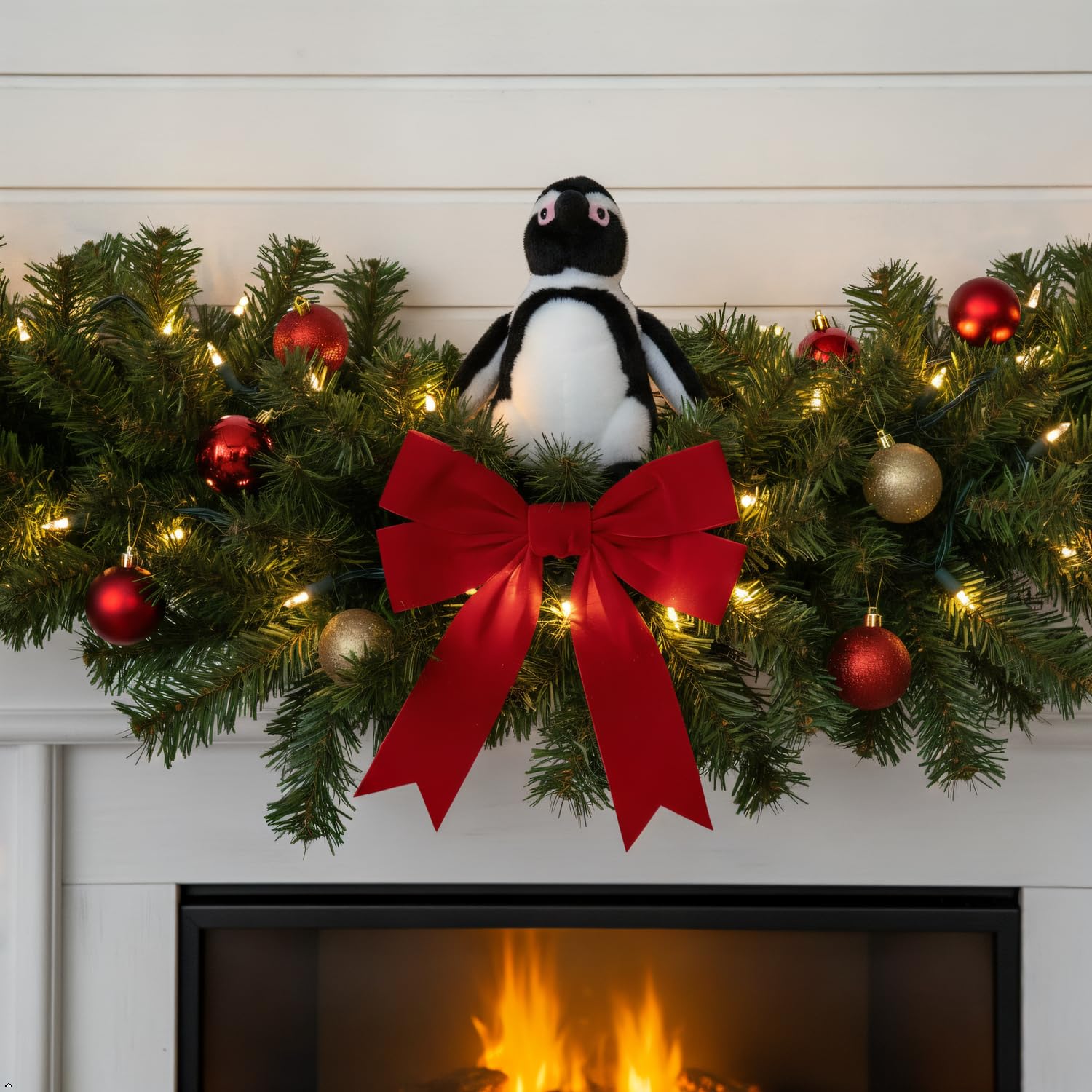 The Petting Zoo African Blackfoot Penguin Stuffed Animal Plushie, Gifts for Kids, Wild Onez Zoo Animals, Penguin Plush Toy 9 Inches