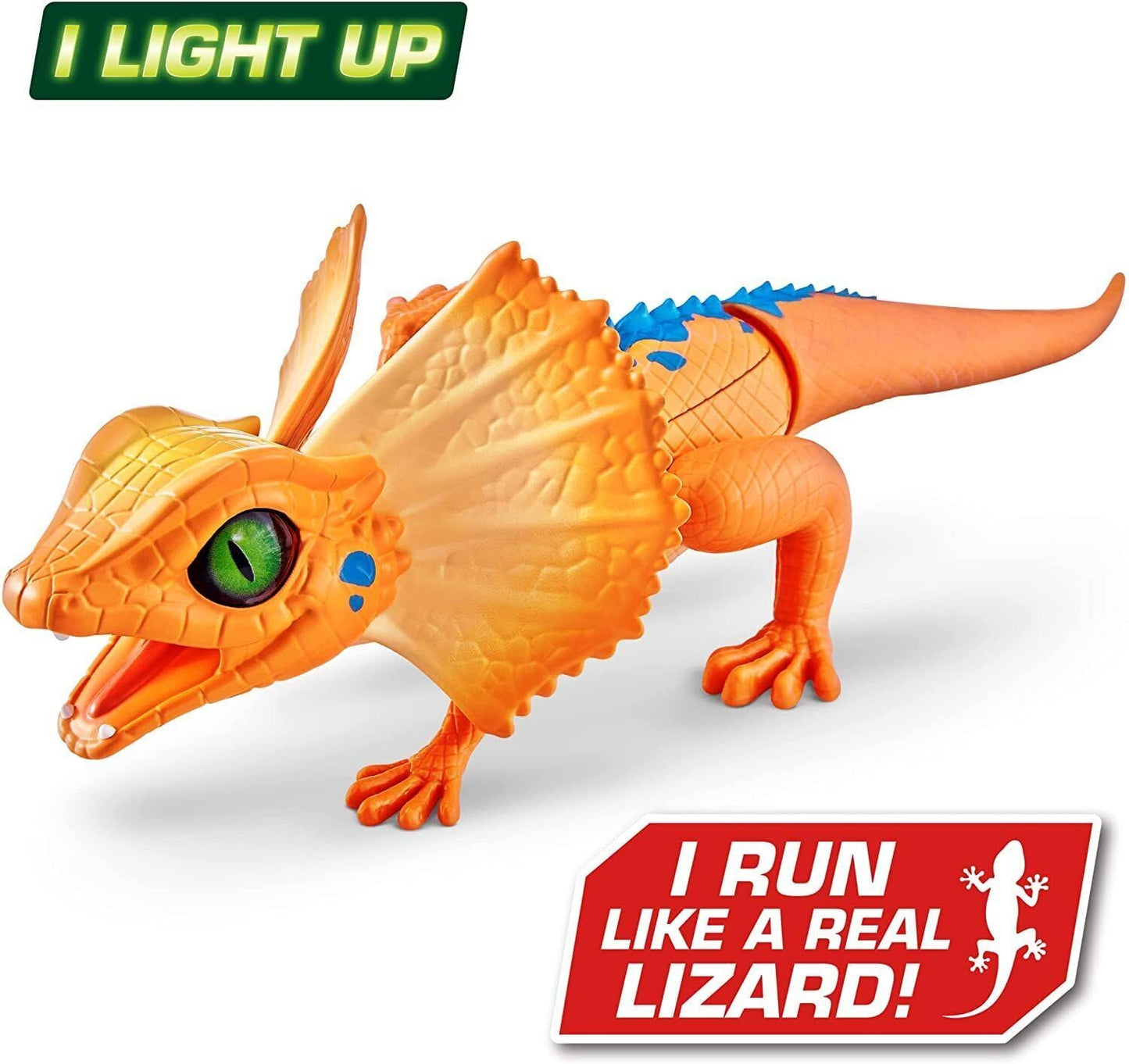 Robo Alive Frilled Neck Lizard Robotic Pet Figure [Green]