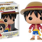 Funko POP One Piece - Monkey D. Luffy Pop! Vinyl Figure (Bundled with Compatible Pop Box Protector Case) Multicolor 3.75 inches