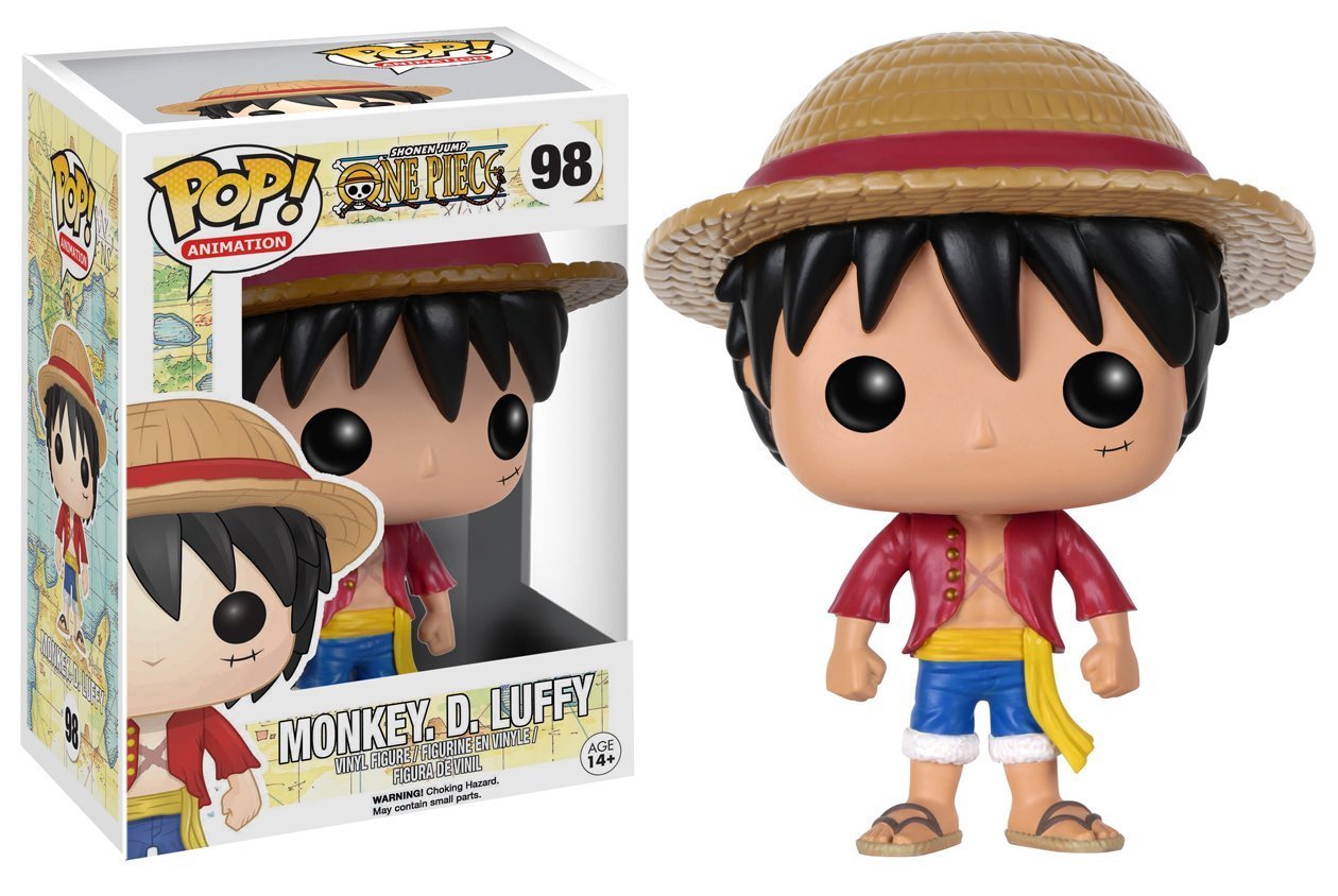 Funko POP One Piece - Monkey D. Luffy Pop! Vinyl Figure (Bundled with Compatible Pop Box Protector Case) Multicolor 3.75 inches