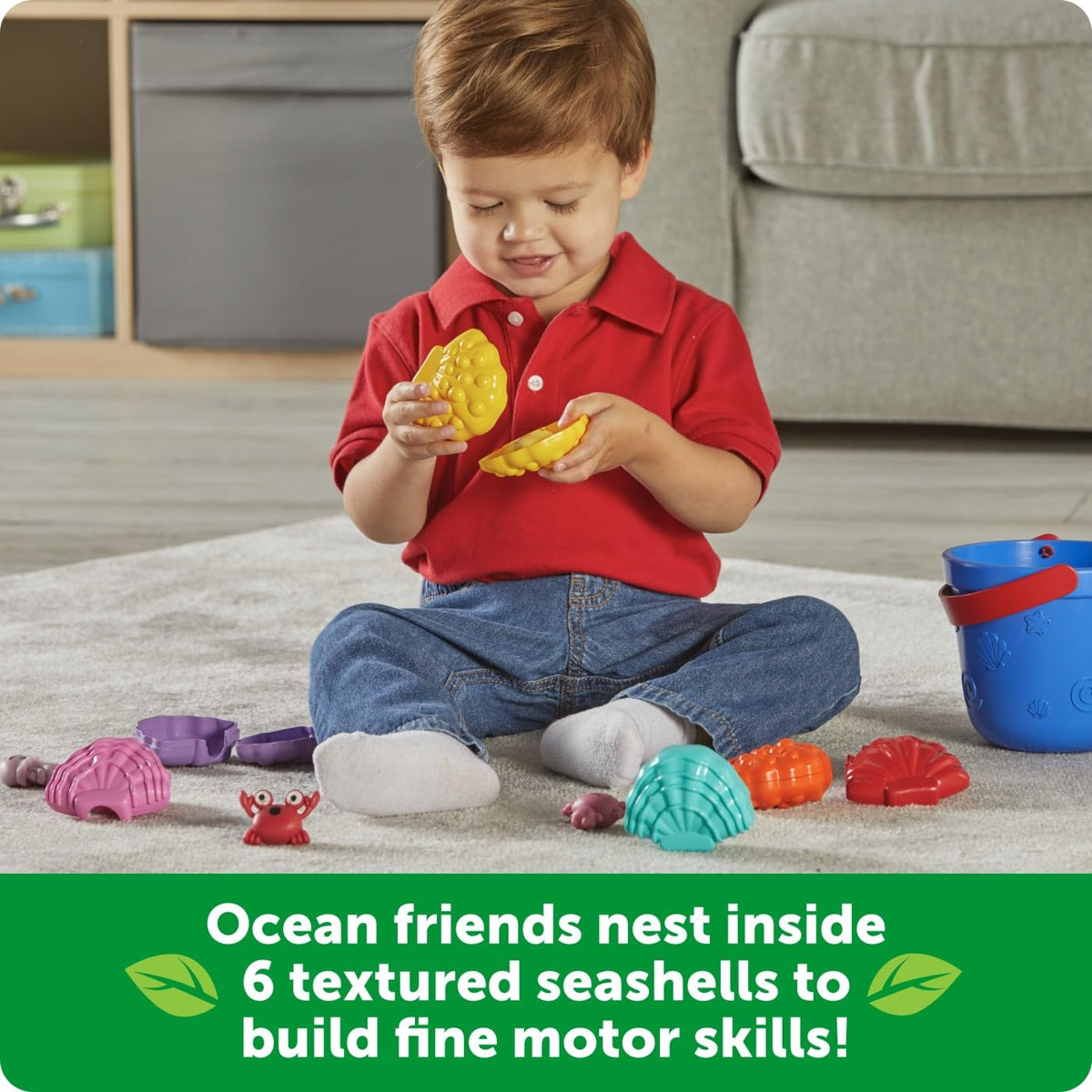 Learning Resources Ocean Emotions Seashells, Ocean Animals Figures, Seaside Game, Sand Toys, Sensory Toys, Sensory Bin, Toddler Outdoor, Preschool