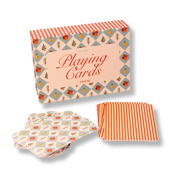 ban.do Set of 2 Decks of Playing Cards, Tomato Garden