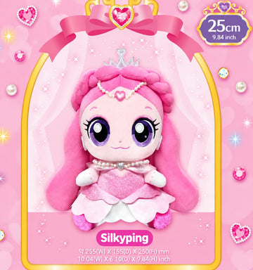 RaoNEE Princess Catch Teenieping Season 6 Dianaping Plush Doll 10" Silkyping Korean Animation ???