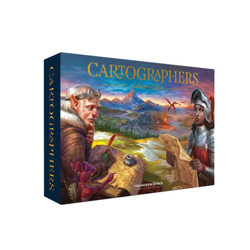 Cartographers Heroes: Collector's Edition | Board Game, 3 Expansions, & Storage Solution w/Organizer | Map Drawing Fantasy Strategy Family Game