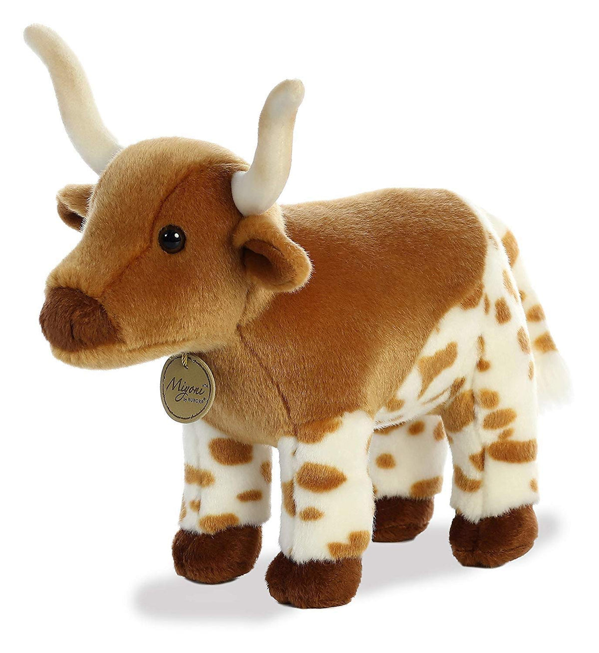 Aurora Miyoni 9.5" Longhorn Realistic Stuffed Animal