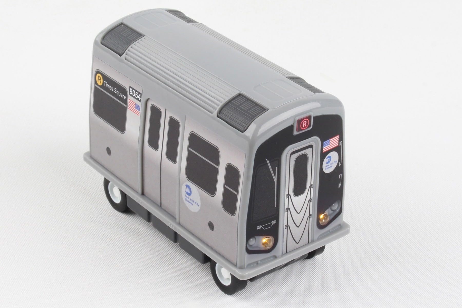 Daron MTA Subway Pullback Toy w/ Light & Sound TT3501 Grey