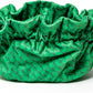 FanRoll Dragon StormTM Velvet Compartment Dice Bag: Green Dragon Scales