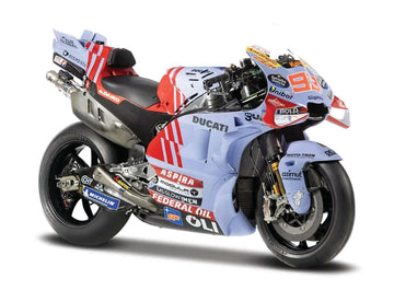 1/18 for MAISTO - Moto GP Racing - Ducati Lenovo #93 Marc Marquez #73 Alex Marquez 2024 Gresini Racing MotoGP - Toy for Children from 15 Years Old