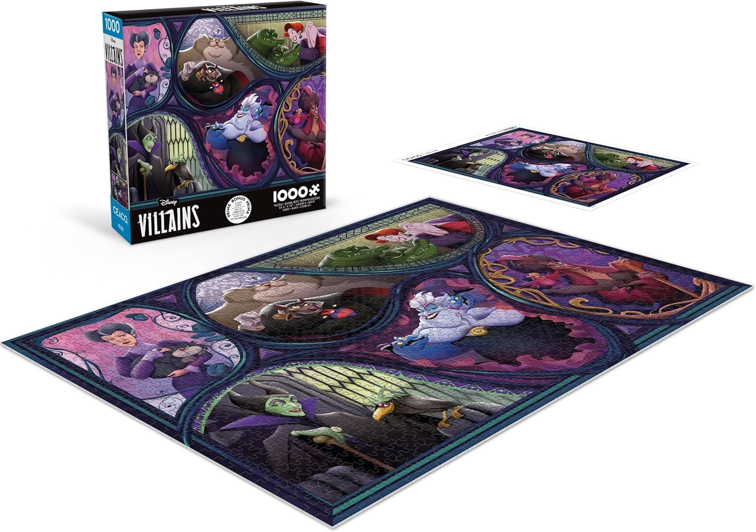 Ceaco - Disney Villains & Their Pets - 1000 Piece Jigsaw Puzzle for Adults
