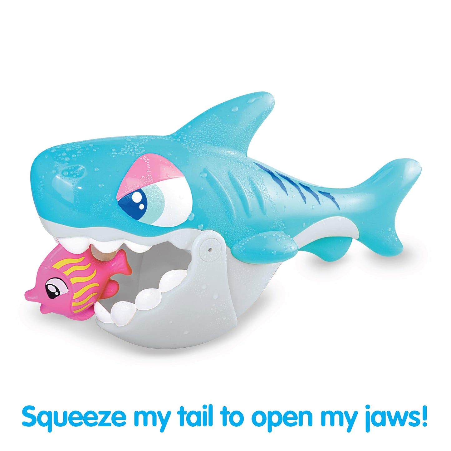 Kidoozie Splish ‘n Splash Chomping Shark, Bathtime Tub Toy for Toddlers Ages 2+