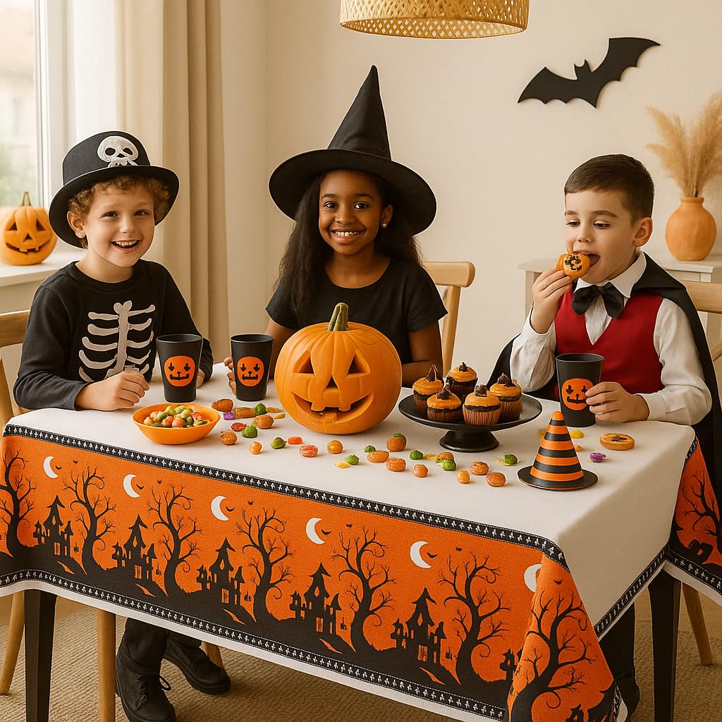 Frightfully Fancy Plastic Table Cover