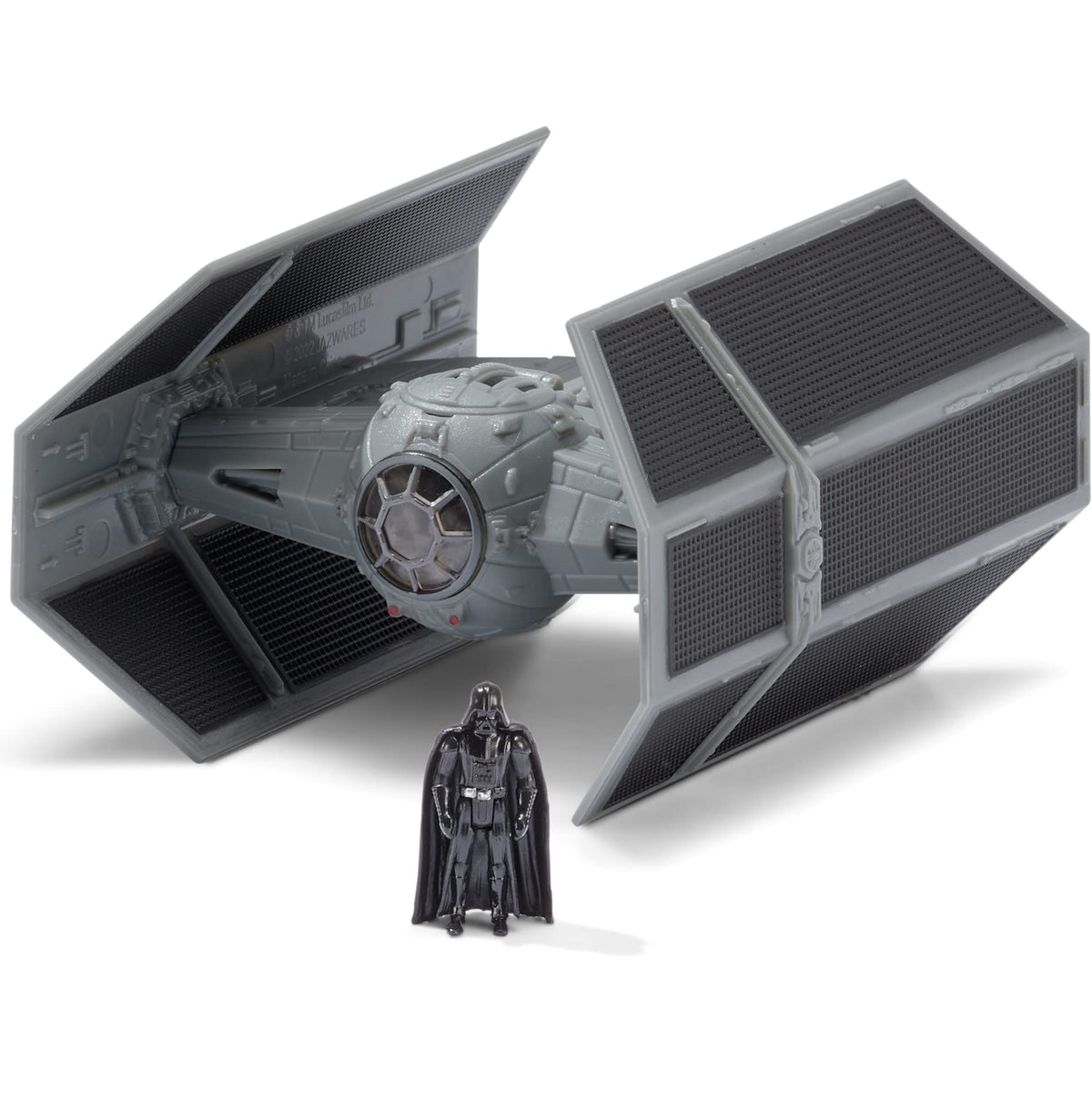 Star Wars Micro Galaxy Squadron Starfighter Class Darth Vader’S TIE Advanced - 5-Inch Vehicle with 1-Inch Micro Figure,Black