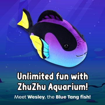 ZhuZhu Aquarium Submarine + Motorized Fish Toy (Blue Tang)