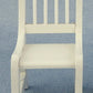 Melody Jane Dolls Houses White Wood Dining Chair Miniature Kitchen Furniture 1:12 Scale
