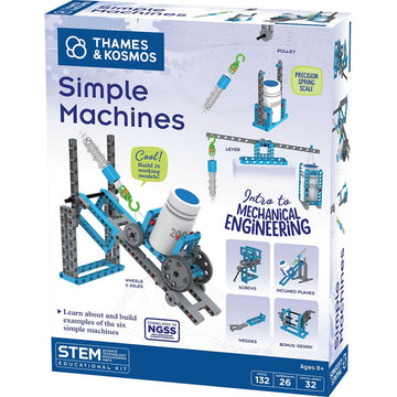 Thames & Kosmos Simple Machines Science Experiment & Model Building Kit, Introduction to Mechanical Physics, Build 26 Models to Investigate The 6