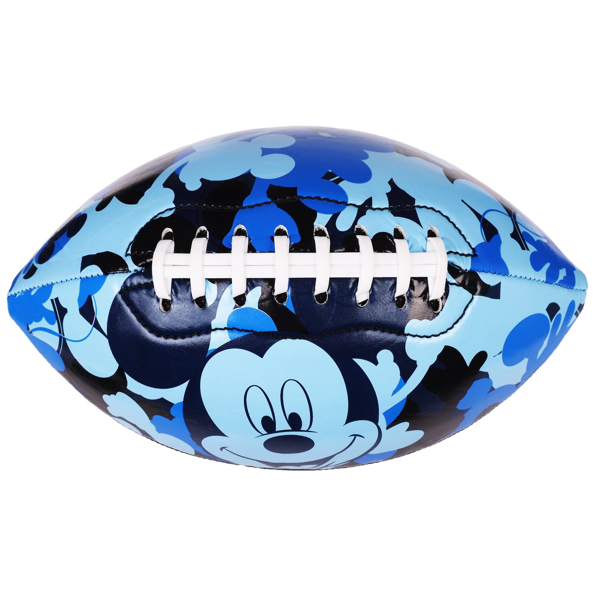 Disney Mickey Mouse Youth Football, Silhouettes Design Small Mini Peewee Football for Kids, Size 5, Blue