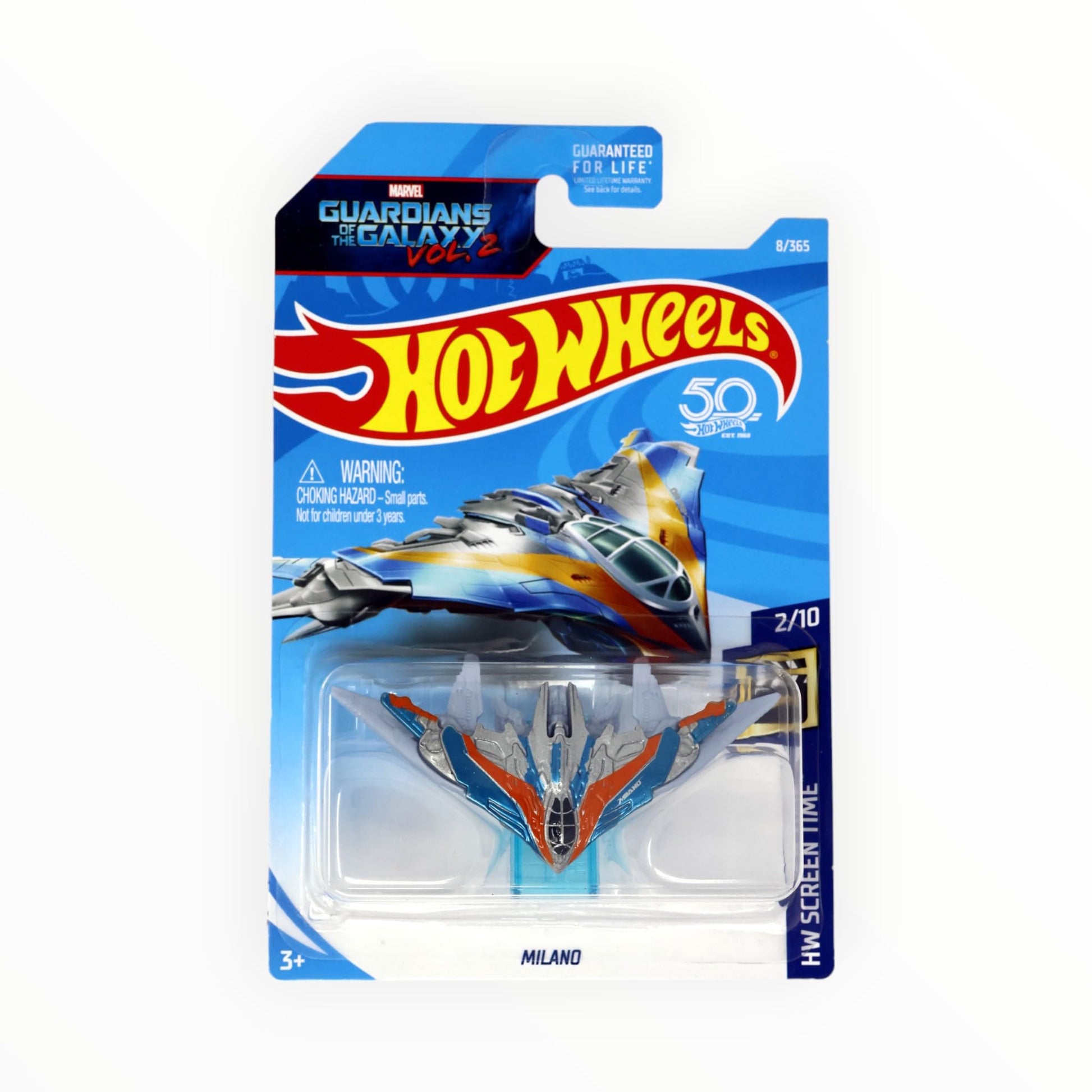 Hot Wheels 2018 50th Anniversary Marvel Guardians of the Galaxy Vol 2 Milano 8/365