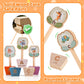 ODRIEW ABC Alphabet Puzzle Toys, Toddler Learning Preschool Toys, Wooden Flower Montessori Educational Toy with Storage Bag, Matching Games