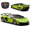 AEROQUEST 1:24 Lamborghini Remote Control Car ?Aventador SVJ-Green?