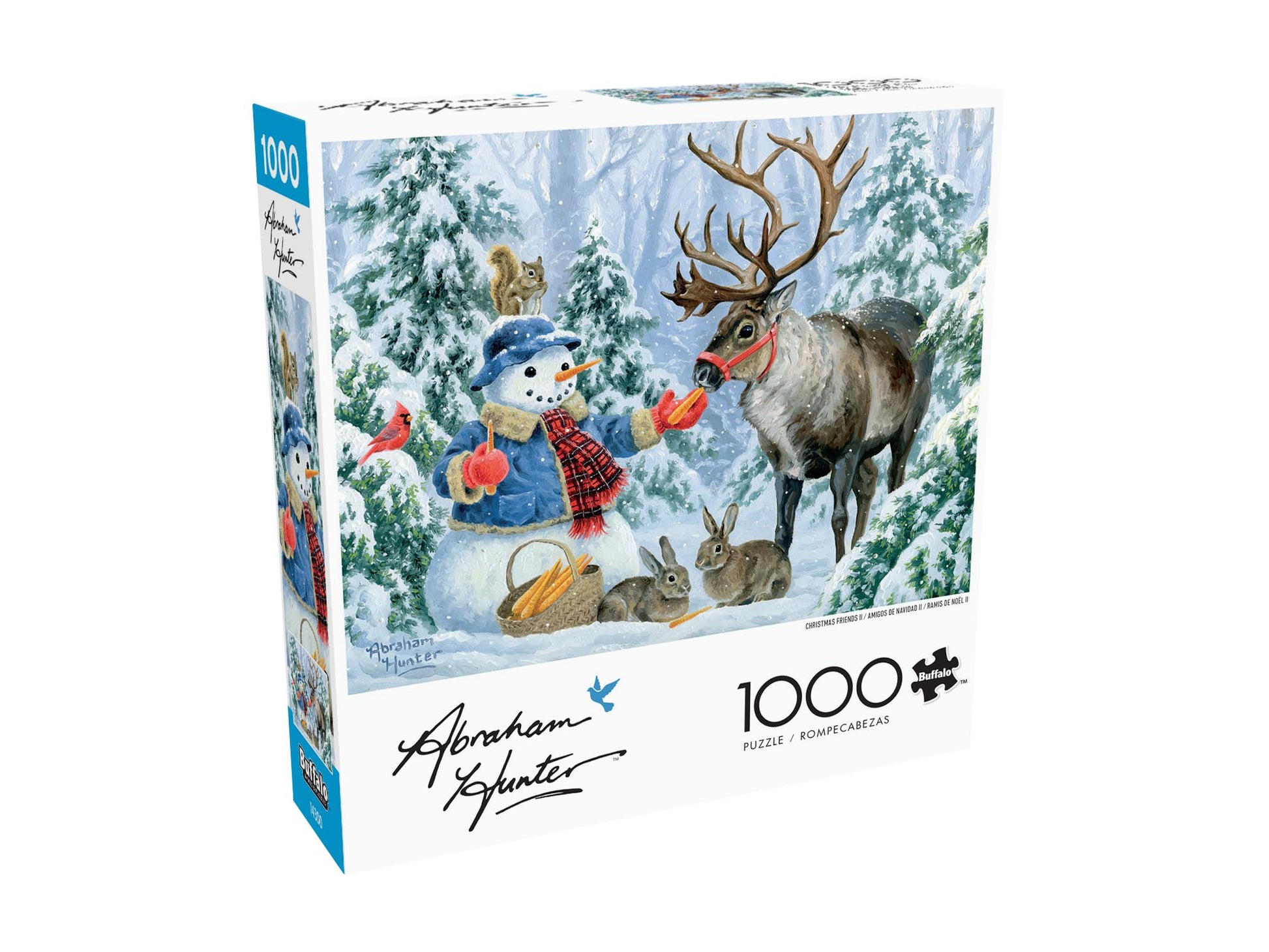 Buffalo Games - Snowman & Reindeer - 1000 Piece Jigsaw Puzzle for Adults