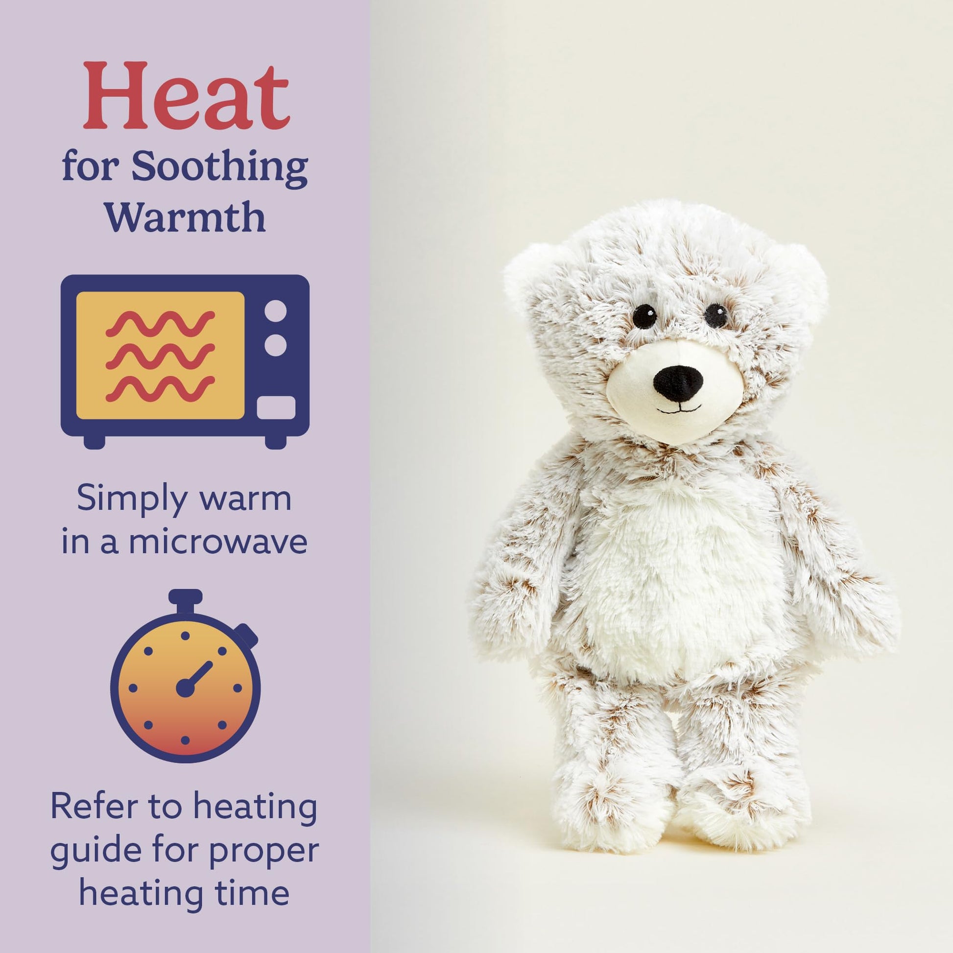Warmies Marshmallow Bear Plush, 1 EA