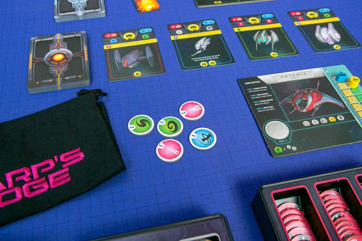 Renegade Game Studios Warp's Edge Solo Board Game of Space Combat for Ages 10+