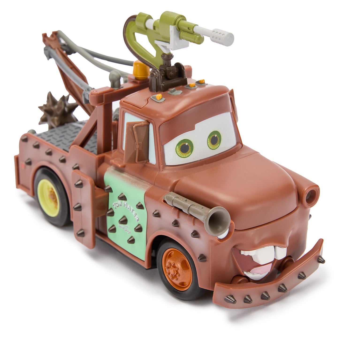 Disney Store Official Tow Mater Remote Control Car - Tow Mater Toy RC Car with Crash & Rebuild Features - 2.4GHz Radio Control - Futuristic