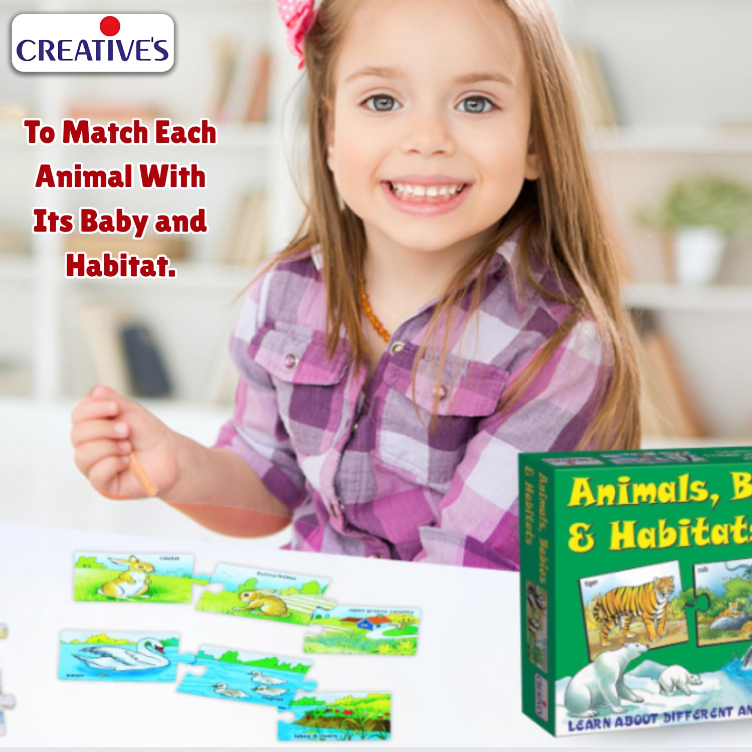CREATIVE EDUCATIONAL Pre-School Animal Babies and Habitats