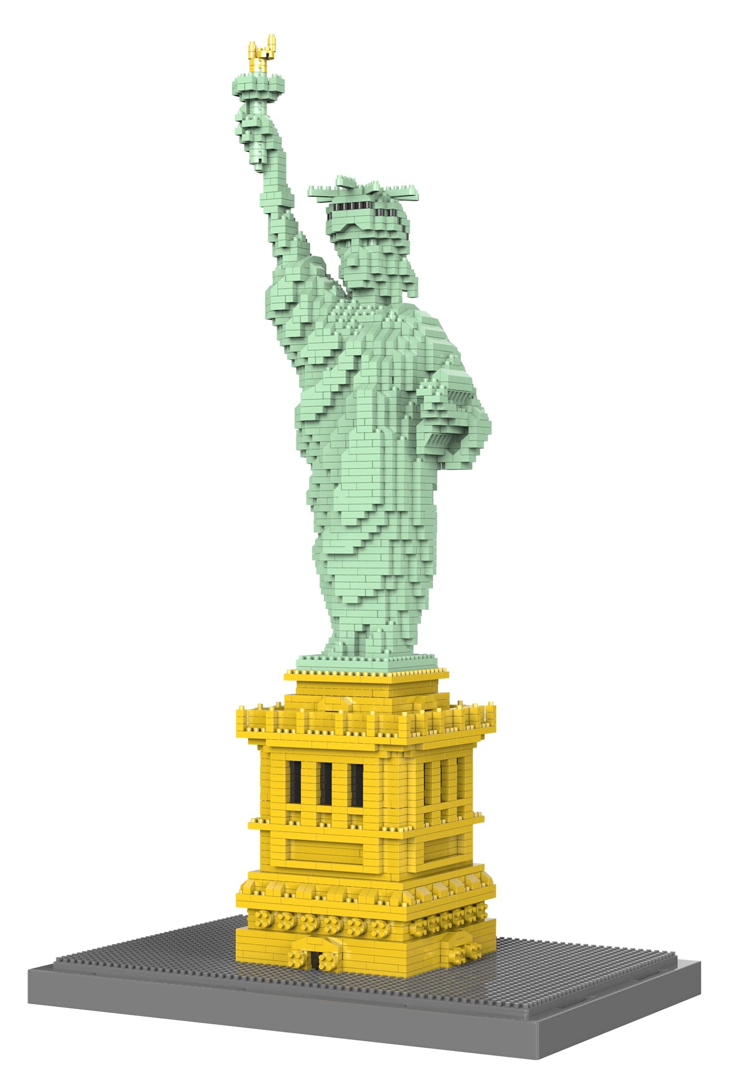 dOvOb Statue of Liberty Micro Mini Blocks Building Set (2510PCS) - Architectural Model Toys