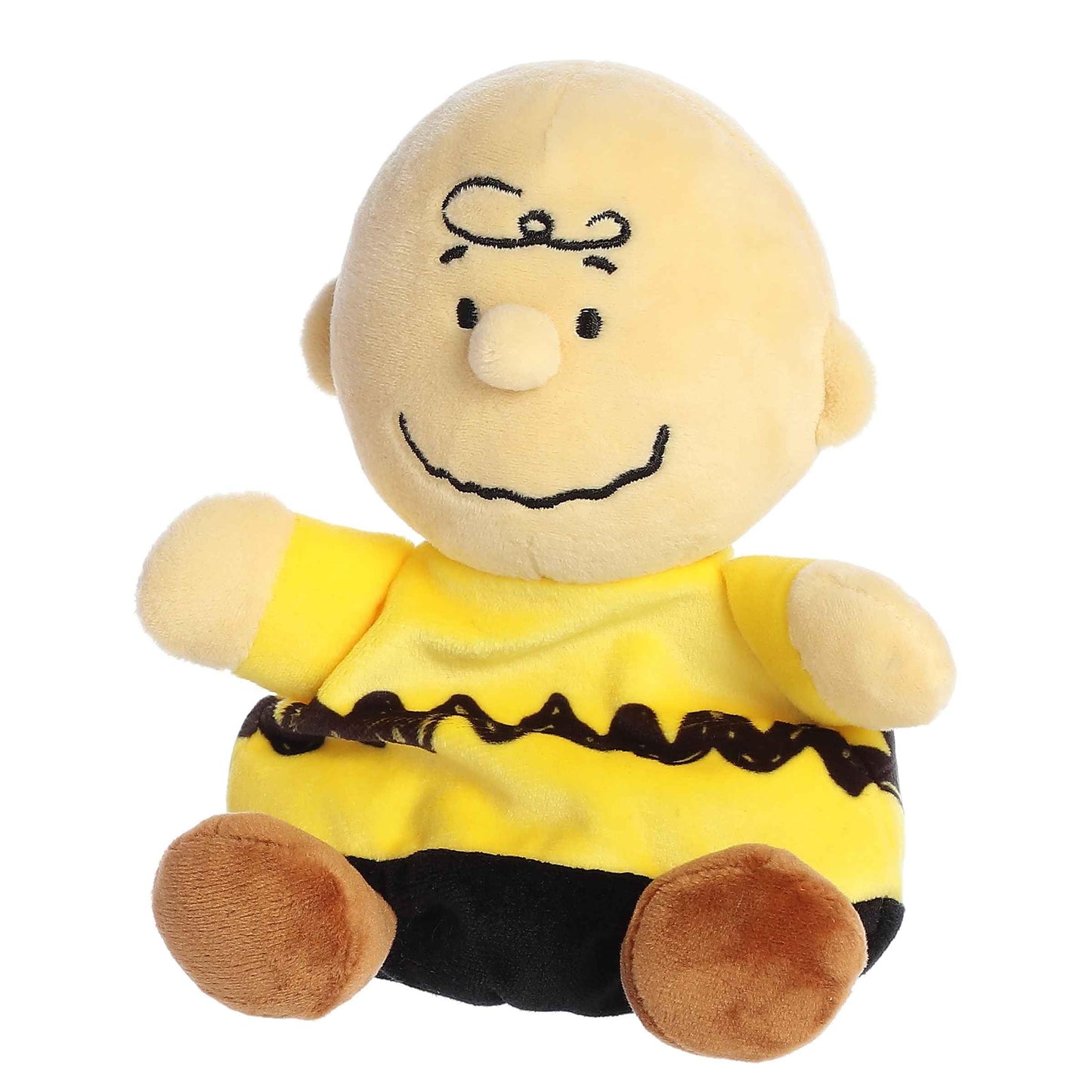 Aurora® Adorable Peanuts® Palm Pals™ Charlie Brown Stuffed Animal - Officially Licensed Toys for All Snoopy Fans - Nostalgic Gift for Adults