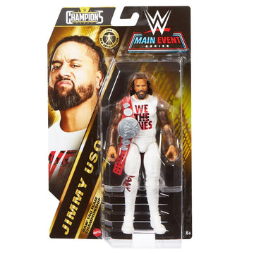 WWE Main Event Series Champions 15 cm Action Figure Jimmy Uso Figures + Belt