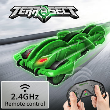 Alpha Group Terrasect Remote Control Transforming Vehicle, Green, 2.4 Ghz, 13.8", (US858320), unisex-children