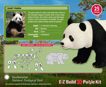 Smithsonian E-Z Build Puzzle - Giant Panda