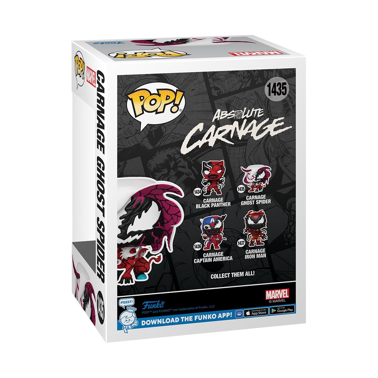 Funko POP Marvel: Carnageized - Ghost Spider - Marvel Comics - Collectable Vinyl Figure - Gift Idea - Official Merchandise - for Kids & Adults - Comic