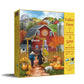 SUNSOUT INC - Valley Farm - 500 pc Jigsaw Puzzle by Artist: Tom Wood - Finished Size 18" x 24" Halloween - MPN# 28755