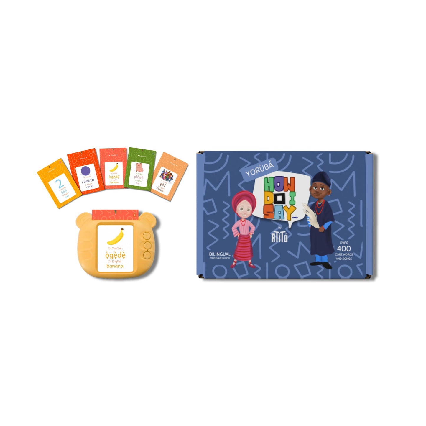 How Do I Say... Yoruba Talking Flash Cards - African Language Learning Tool for Kids & Adults | 208 Audio-Enabled Educational Cards + Interactive
