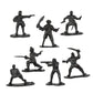 Tim Mee Pirates of Treasure Island - Black 28pc Plastic Toy Figures Boat Chest