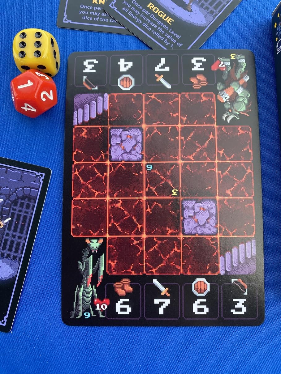 Little Rocket Games One Card Dungeon Expansion M'GUF-YN Returns Board Game in Italian and English